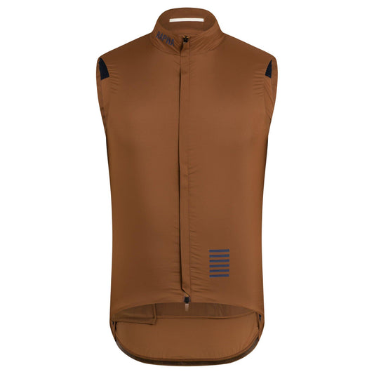 Rapha Mens Pro Team Insulated Gilet - Brown/Off-White buy online at Woolys Wheels Sydney with free delivery