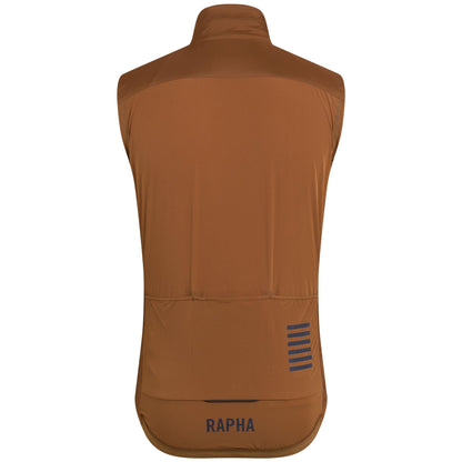 Rapha Men's Pro Team Insulated Gilet - Brown/Off-White