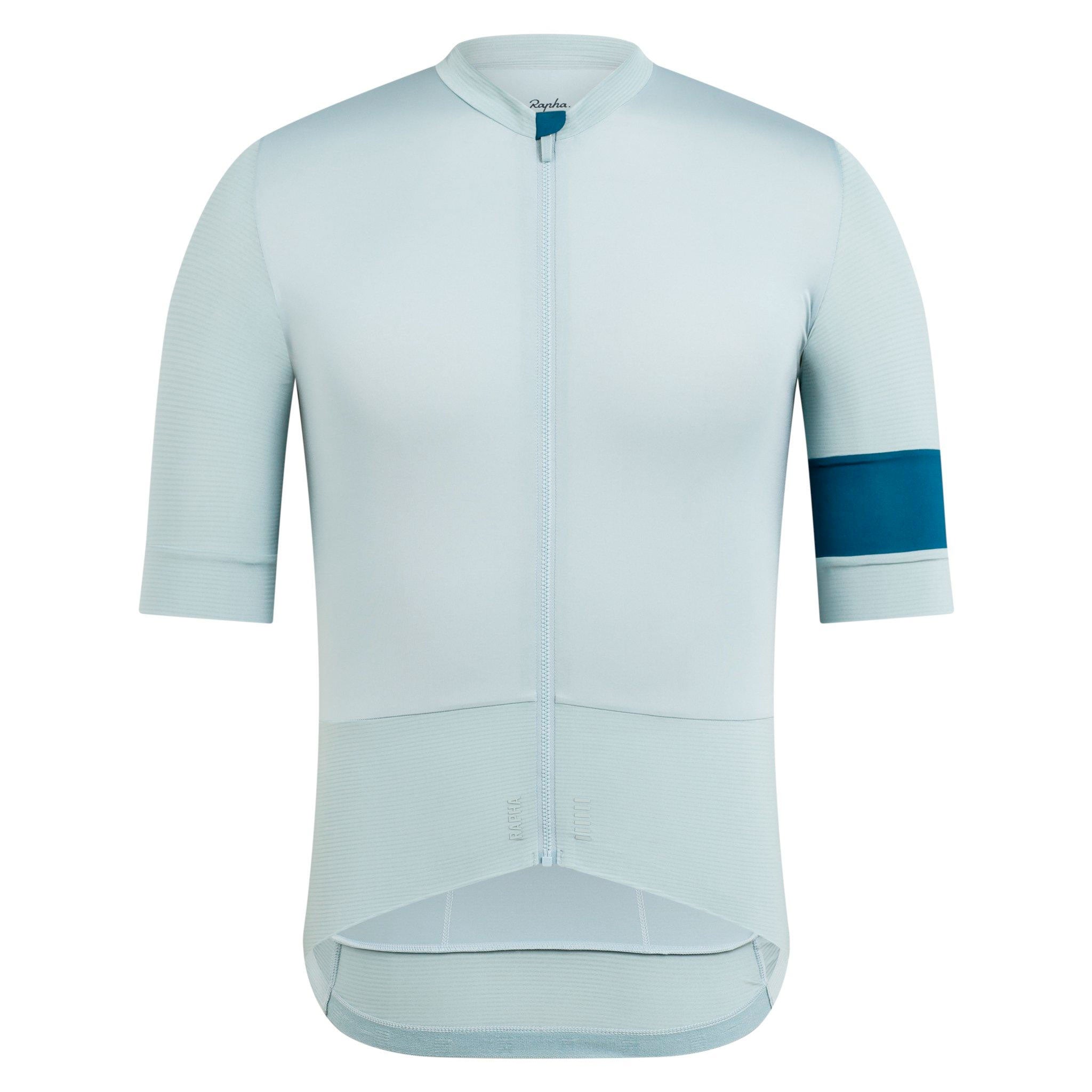 Spot x Rapha Pro Team Midweight Jersey - Men's Medium / Haute Tomato with Scooter Blue