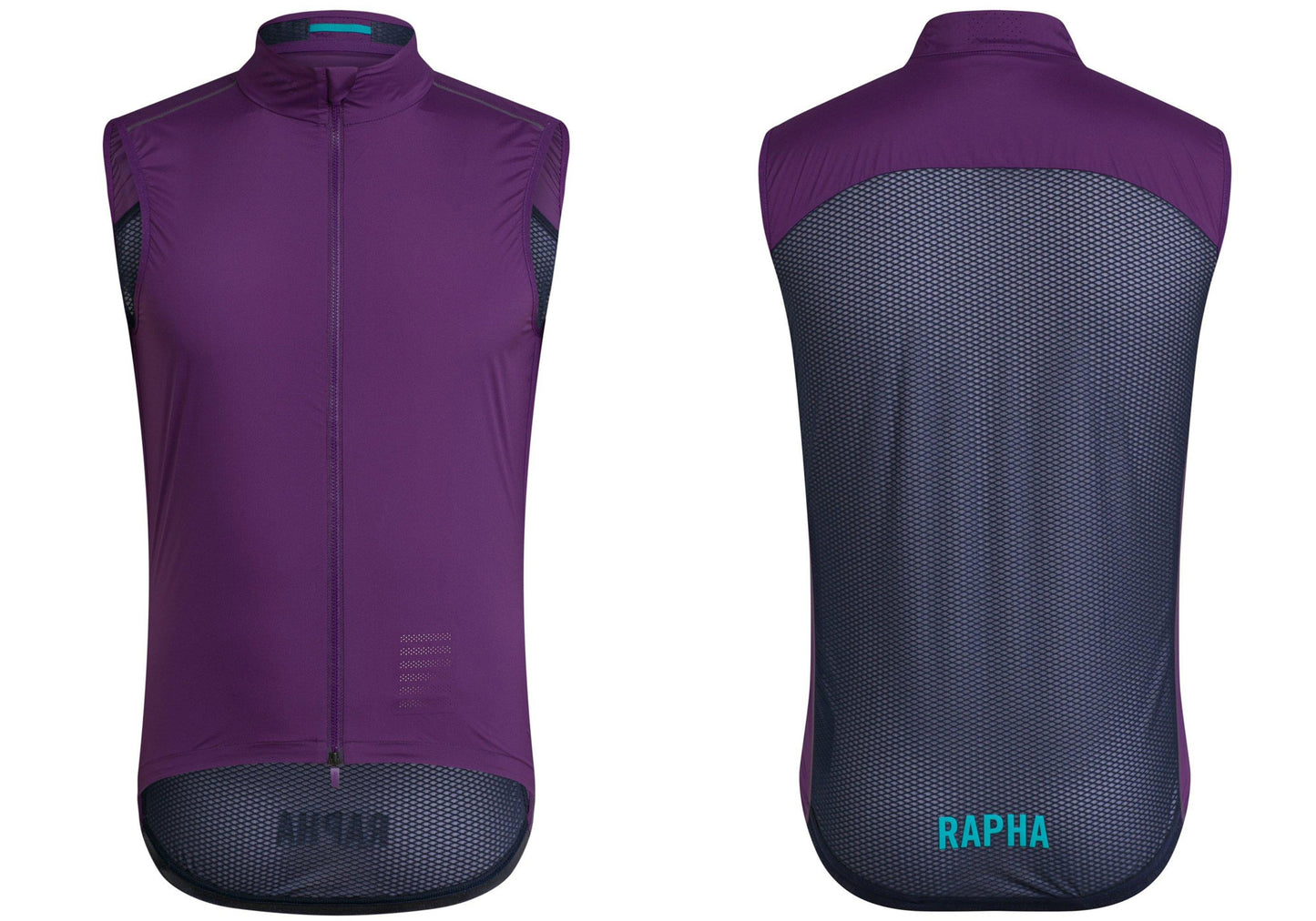 Rapha Mens Pro Team Lightweight Gilet Vest, Purple, Woolys Wheels Sydney