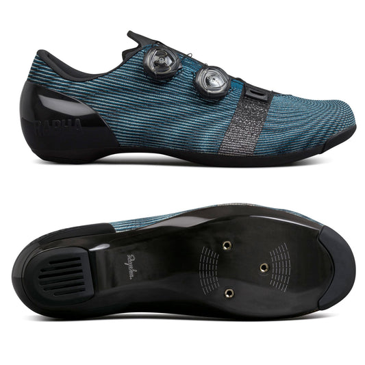 Rapha Mens Pro Team Road Cycling Shoes - Teal buy at Woolys Wheels Sydney with free delivery