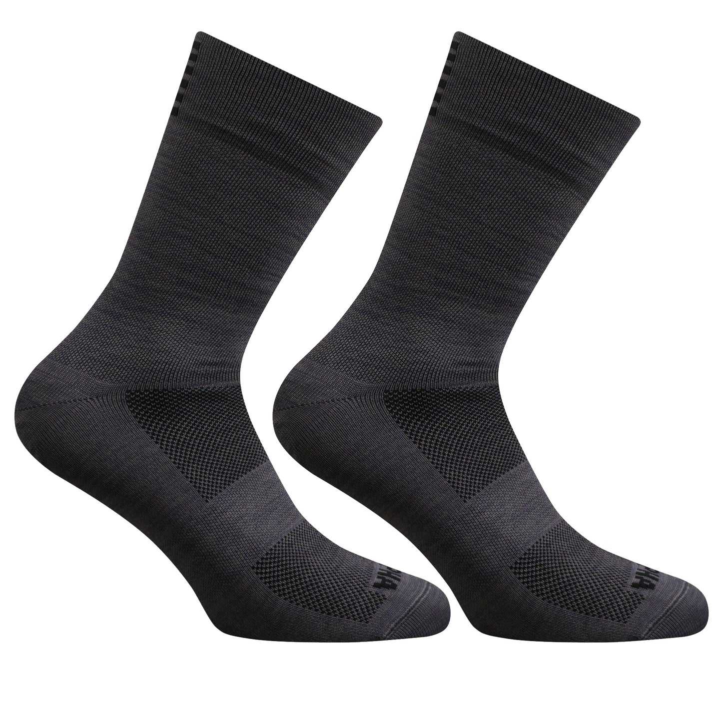 Rapha Unisex Pro Team Socks, Regular Cuff, Grey Marle Sydney Woolys Wheels