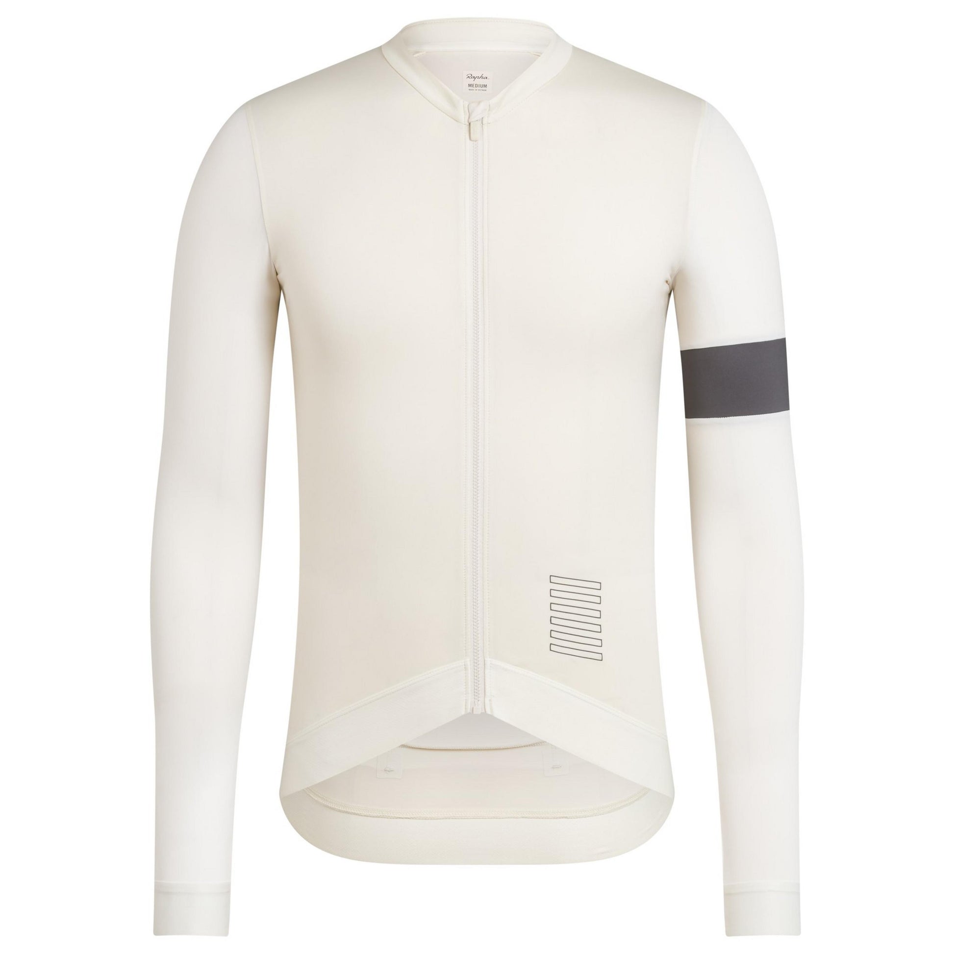 Rapha Mens Pro Team Long Sleeve Training Jersey - Off White buy online at Woolys Wheels bike shop Sydney