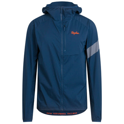 Rapha Men's Trail Lightweight Jacket, Navy/Orange