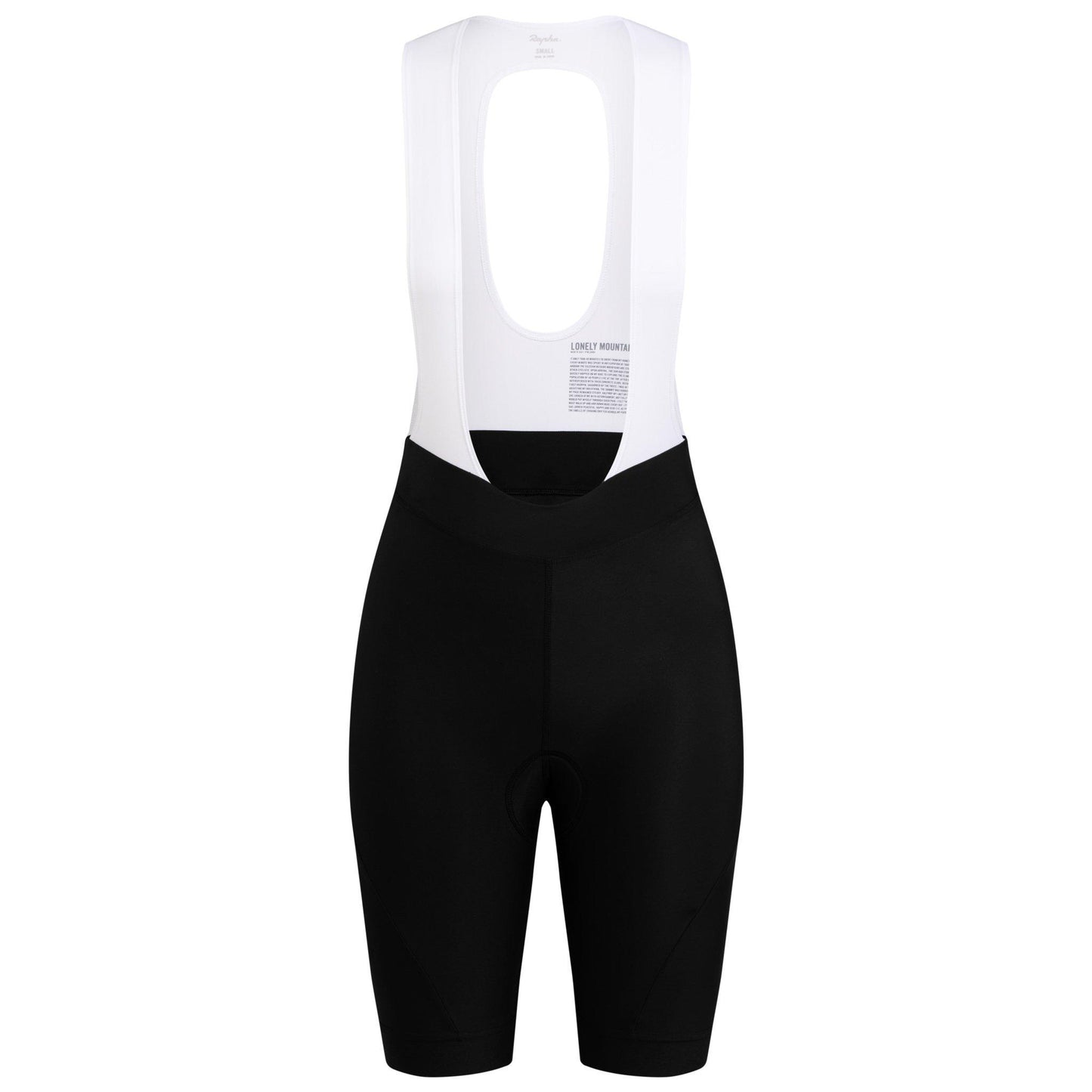 Rapha Women's Core Bib Shorts - Black/White buy online at Woolys Wheels Bike Shop Sydney with free delivery