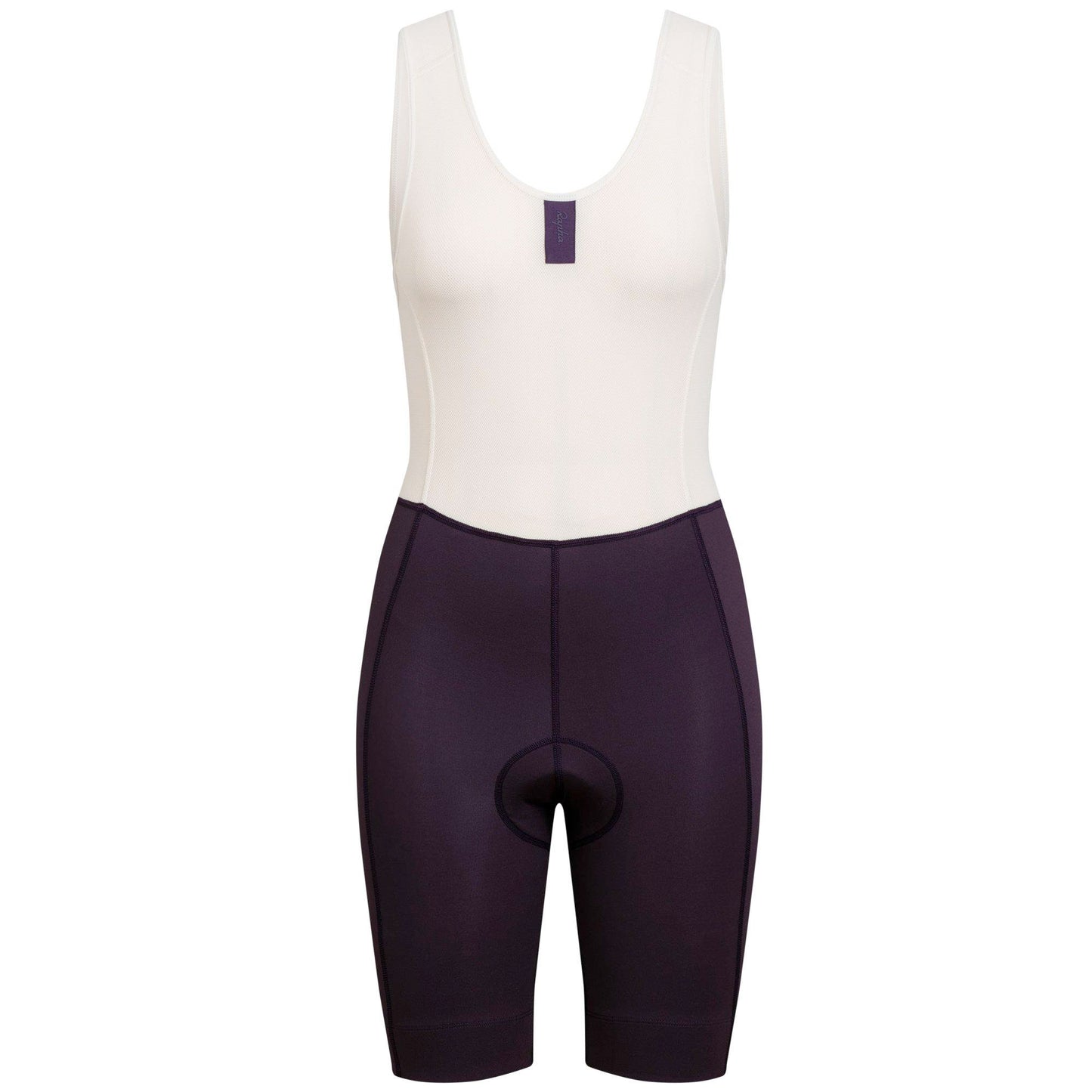 Rapha Women's Classic Bib Shorts - Purple/Off-White buy online at Woolys Wheels Sydney with free delivery