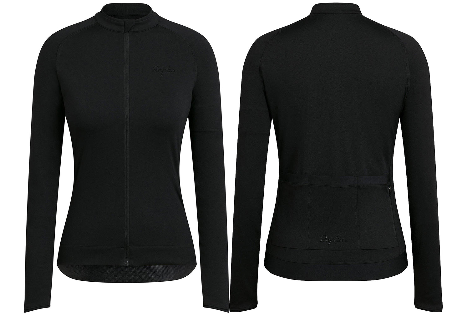 Rapha Women’s Core Long Sleeve Jersey, Black buy at Woolys Wheels Sydney