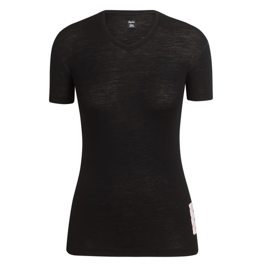 Rapha Women's Merino Base Layer - Black buy online at Woolys Wheels Sydney with free delivery