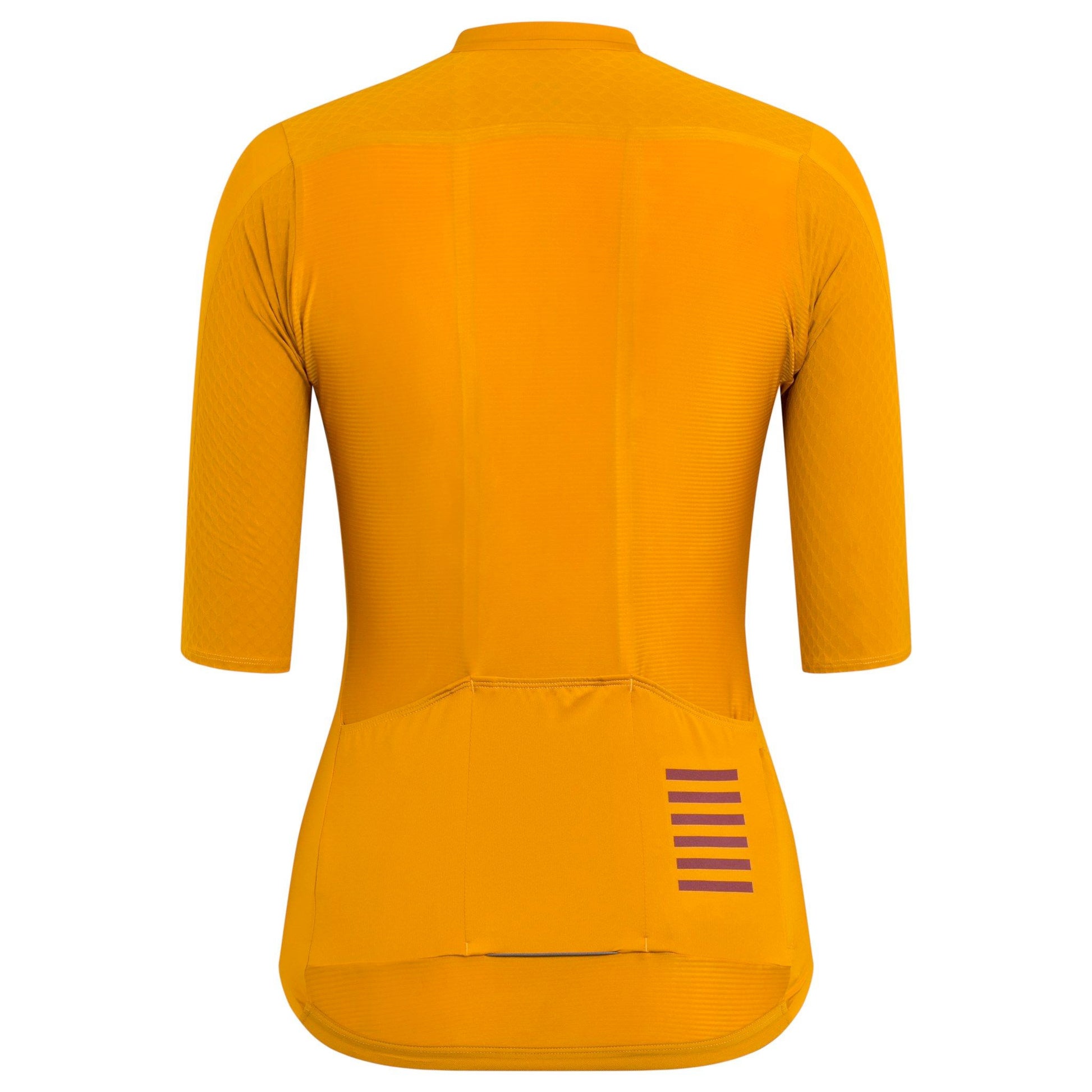 Rapha Women's Pro Team Aero Jersey, Mustard/Brick