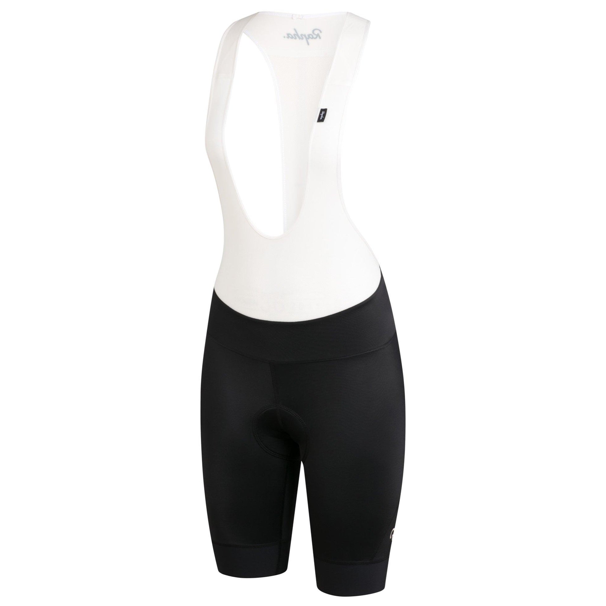 Rapha Women's Pro Team Detachable Race Bib Shorts - Black/White buy online at Woolys Wheels Bike Shop Sydney with free delivery