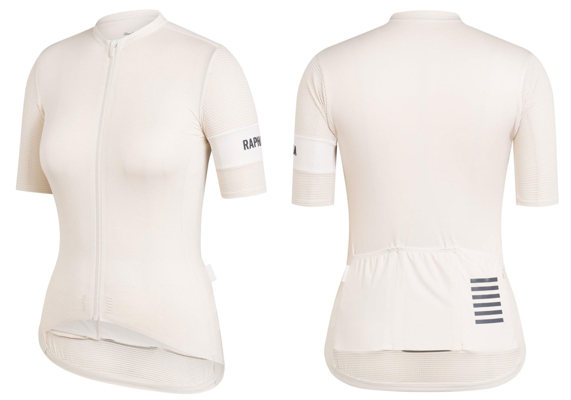 Rapha Women's Pro Team Flyweight Jersey, Off White – woolyswheels