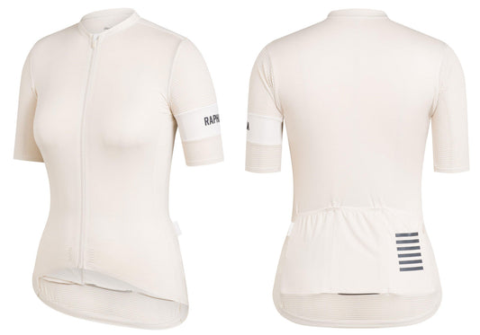 Rapha Women's Pro Team Flyweight Jersey, Off White, Woolys Wheels Sydney