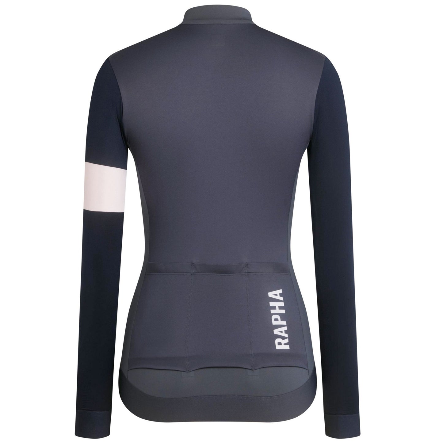 Rapha Women's Pro Team Long Sleeve Training Jersey, Dark Navy/Dark Grey