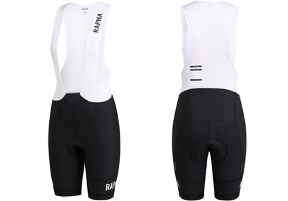 Rapha Women’s Pro Team Training Bib Shorts, Black/White buy online Woolys Wheels Sydney