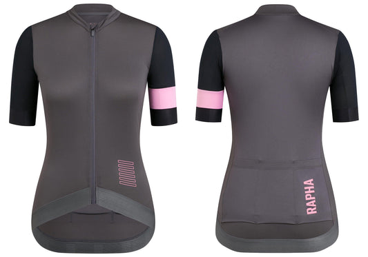 Rapha Women’s Pro Team Training Jersey, Carbon Grey buy now at Woolys Wheels Sydney