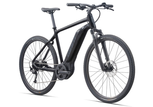 2022 Giant Roam E+ GTS Mens Pedal Assist Urban Bike - Black, Woolys Wheels Sydney