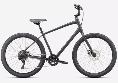 2022 Specialized Roll 3.0 Unisex Fitness/Urban Bike - Satin Cast Black buy online Woolys Wheels Sydney