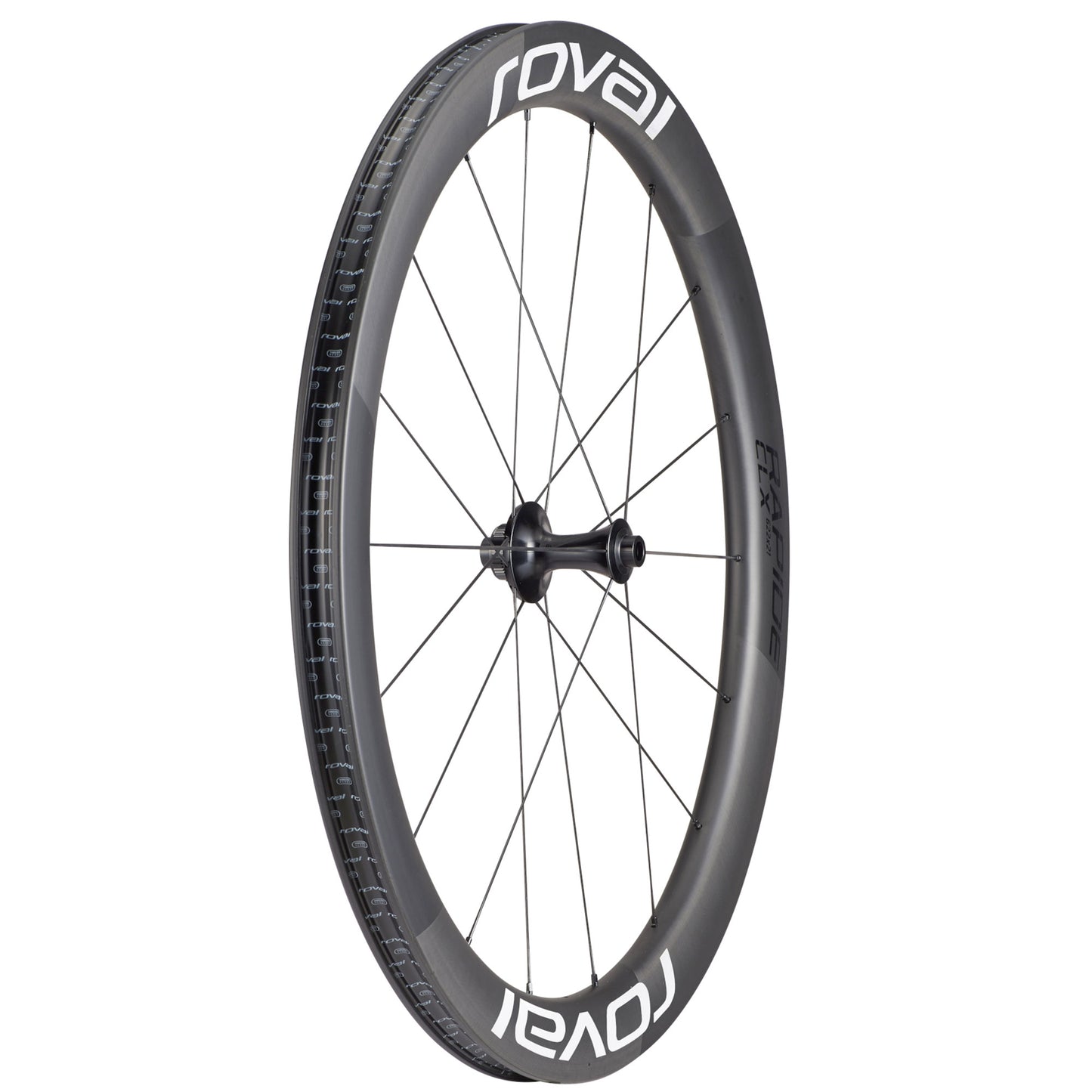 Roval Rapide CLX II Front Wheel 700C, Satin Carbon/Gloss White
