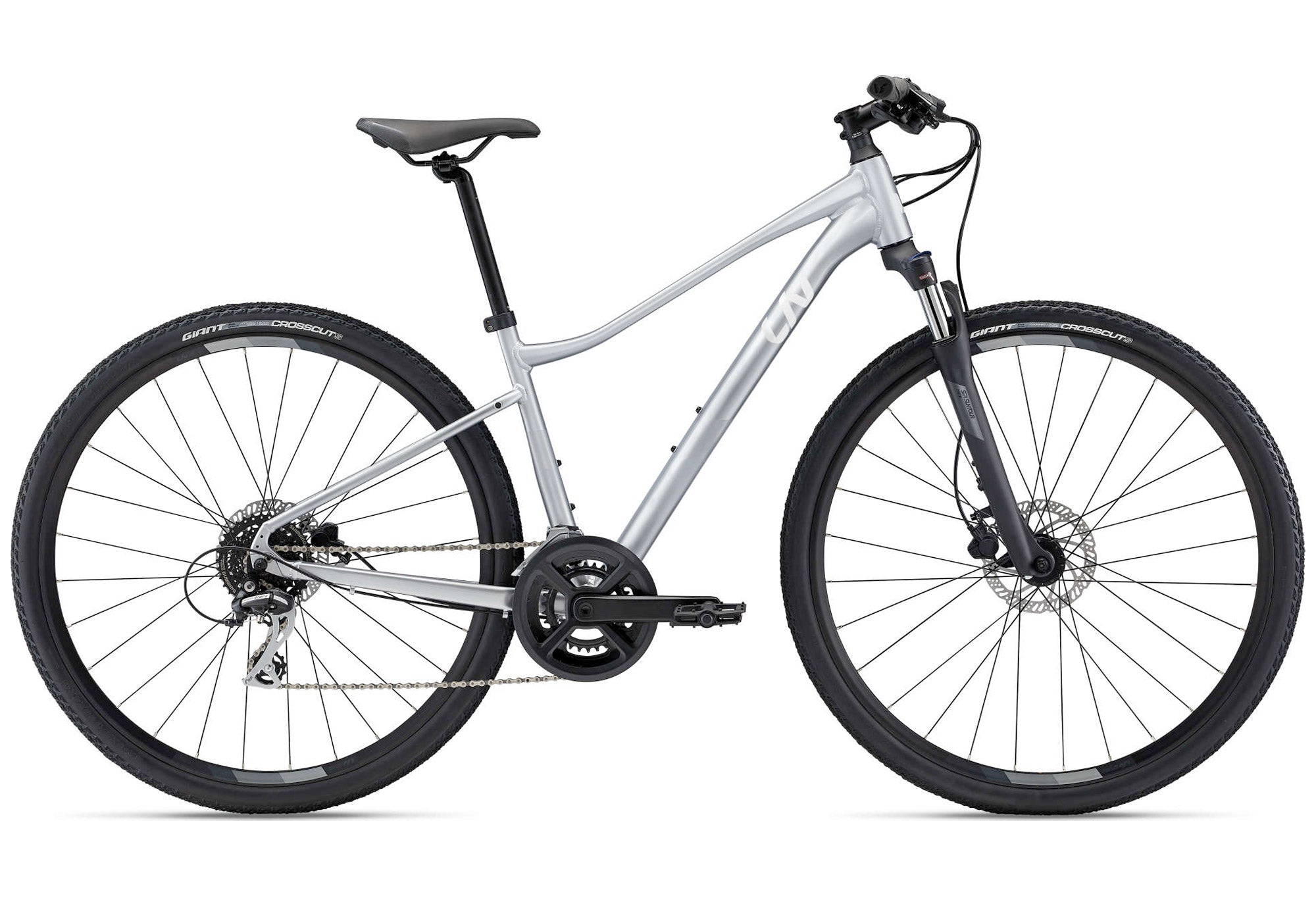 2023 Giant Liv Rove 3 Women s Urban Fitness Bike Silver