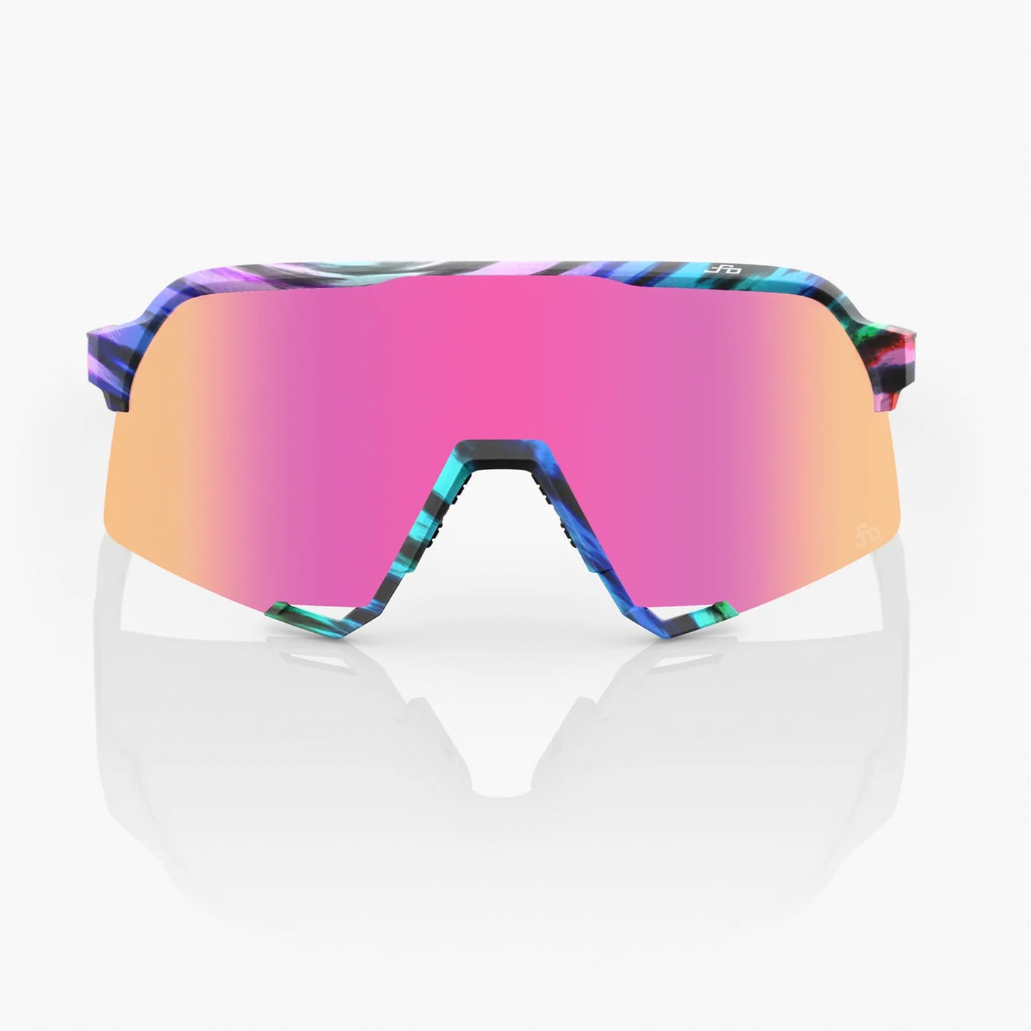 100% S3 Cycling Sunglasses - Peter Sagan LE Soft Tact Tie Dye Purple Multilayer Mirror Lens