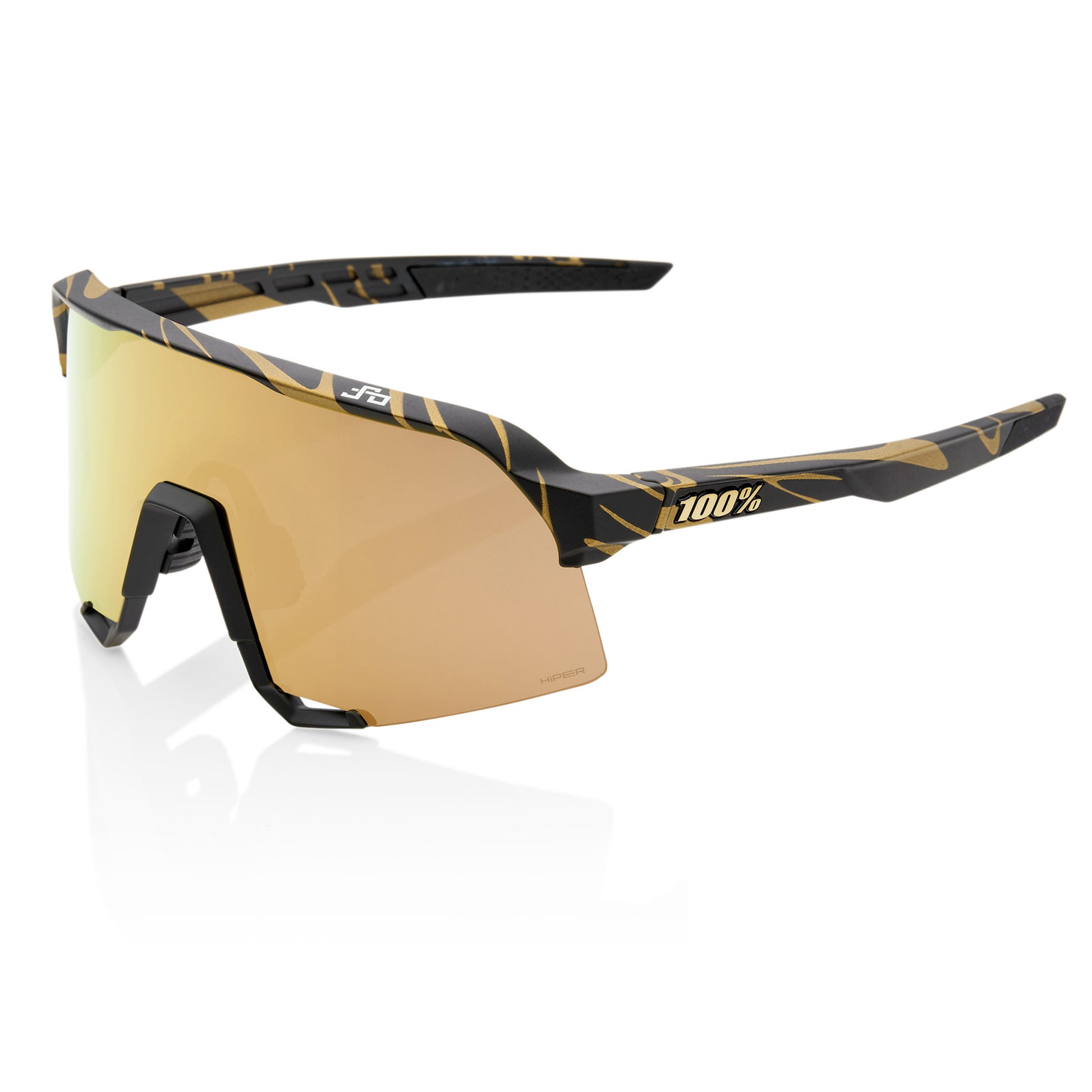 100% S3- Peter Sagan Limited Edition Metallic Gold Flake with HiPER Gold Mirror Lens buy at Woolys Wheels Sydney