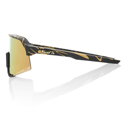 100% S3- Peter Sagan Limited Edition Metallic Gold Flake with HiPER Gold Mirror Lens