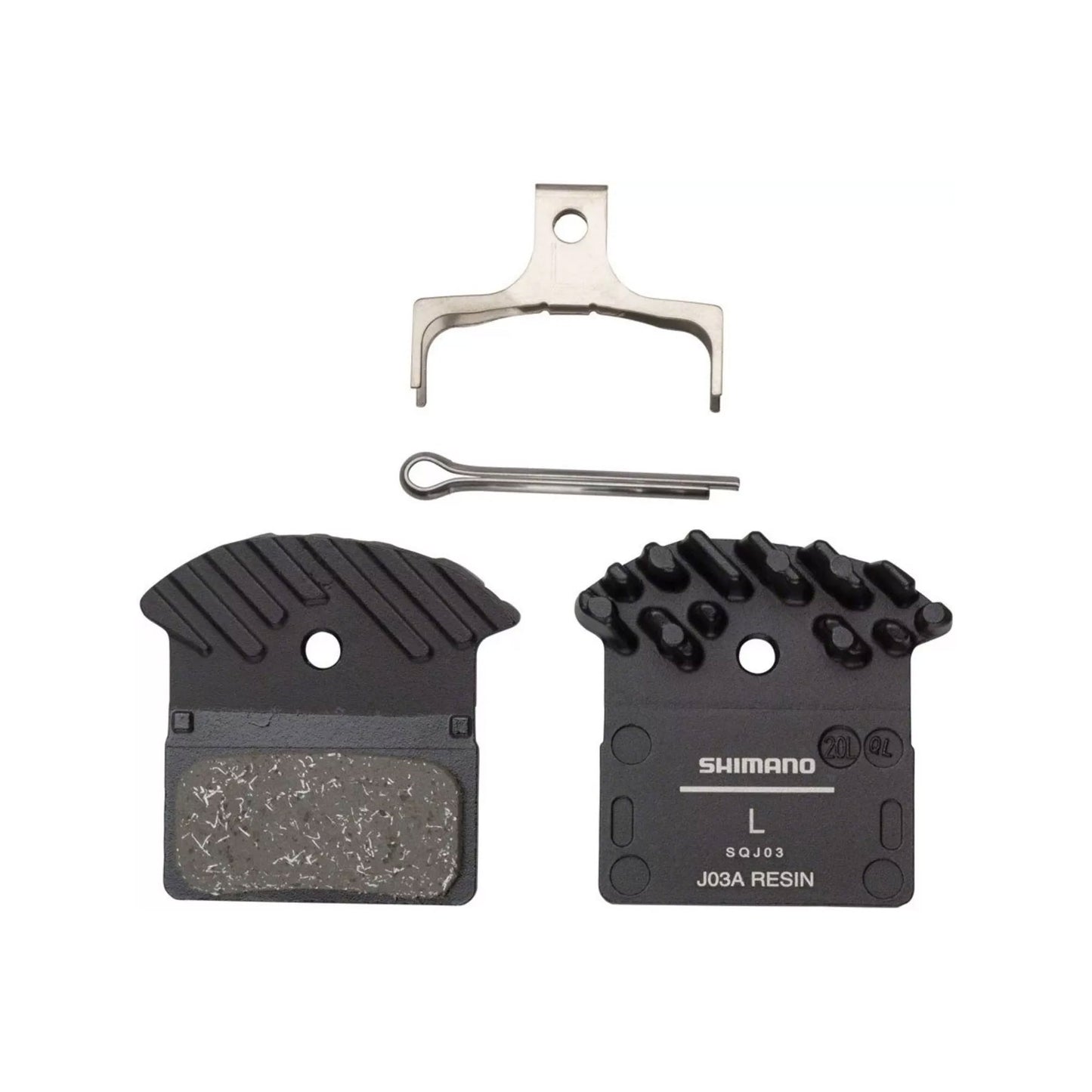 Shimano BR-M9000 J03A Resin Disc Pads & Spring With Fins