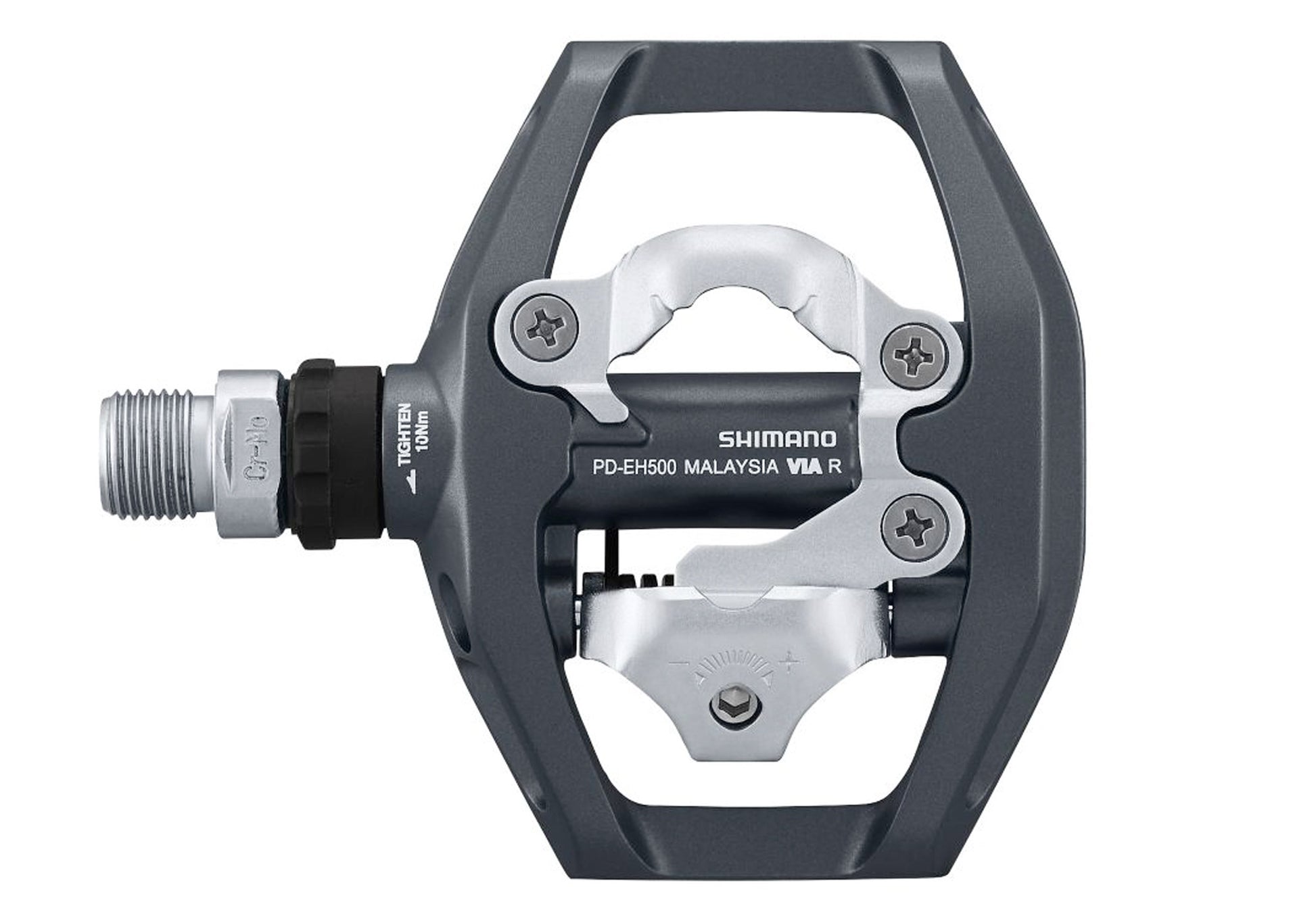 one sided spd pedals Shimano PD-EH500 SPD Pedals (one side flat-sided) – woolyswheels.com.au