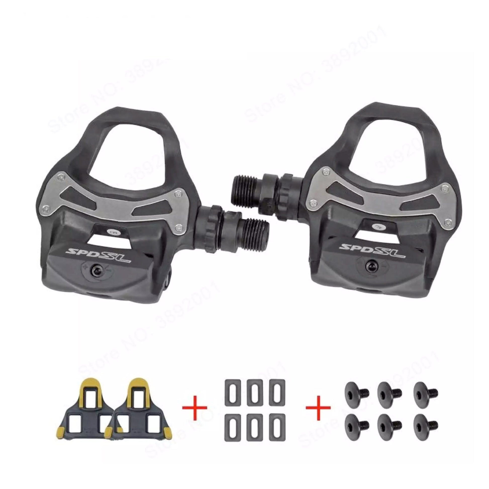 Shimano PD-R550 SPD-SL Carbon Road Pedals Including Cleats - Black buy online at Woolys Wheels Sydney