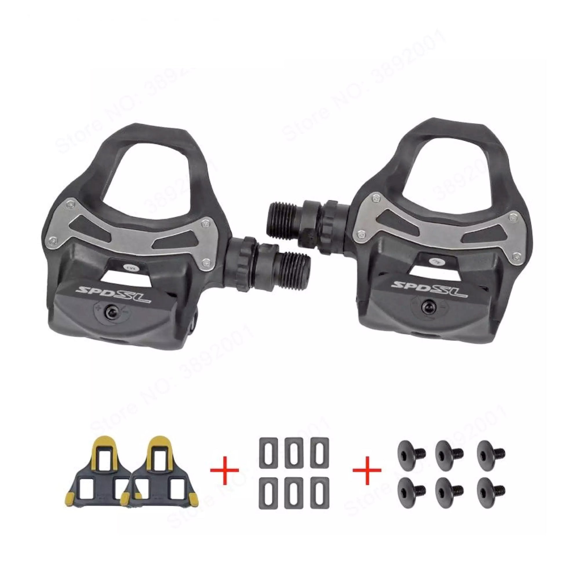 Shimano PD-R550 SPD-SL Carbon Road Pedals Including Cleats Black