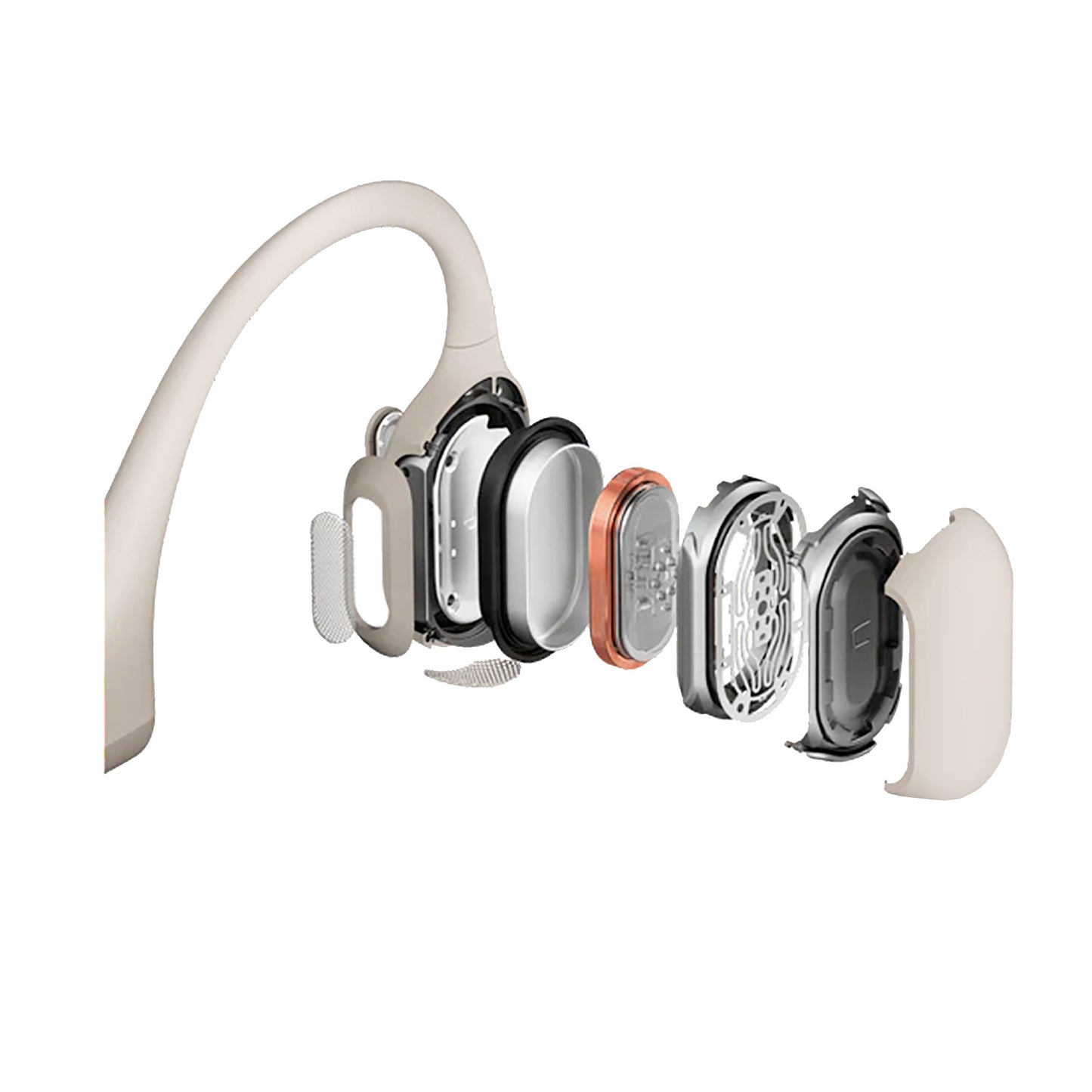 Shokz OpenRun PRO Wireless Bluetooth Headphones - Beige