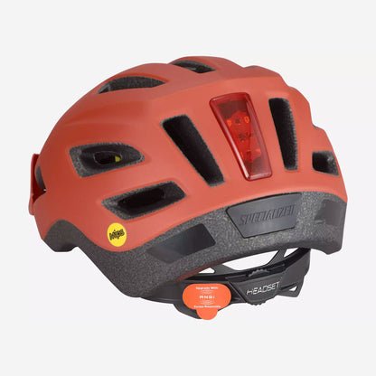 Specialized Shuffle MIPS LED Youth Helmet, Satin Redwood, 52-57cm