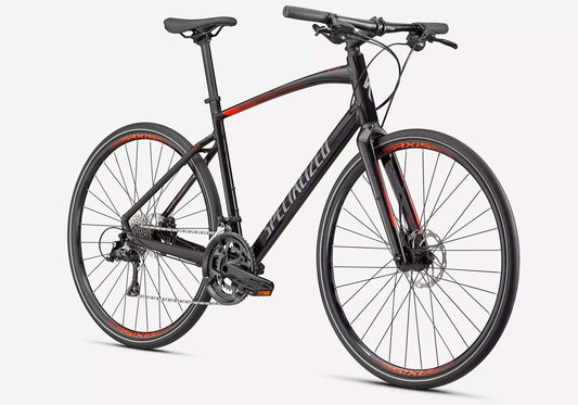 2022 Specialized Sirrus 3.0, Unisex Fitness/Urban Bike - Gloss Cast Black, buy online Woolys Wheels Sydney