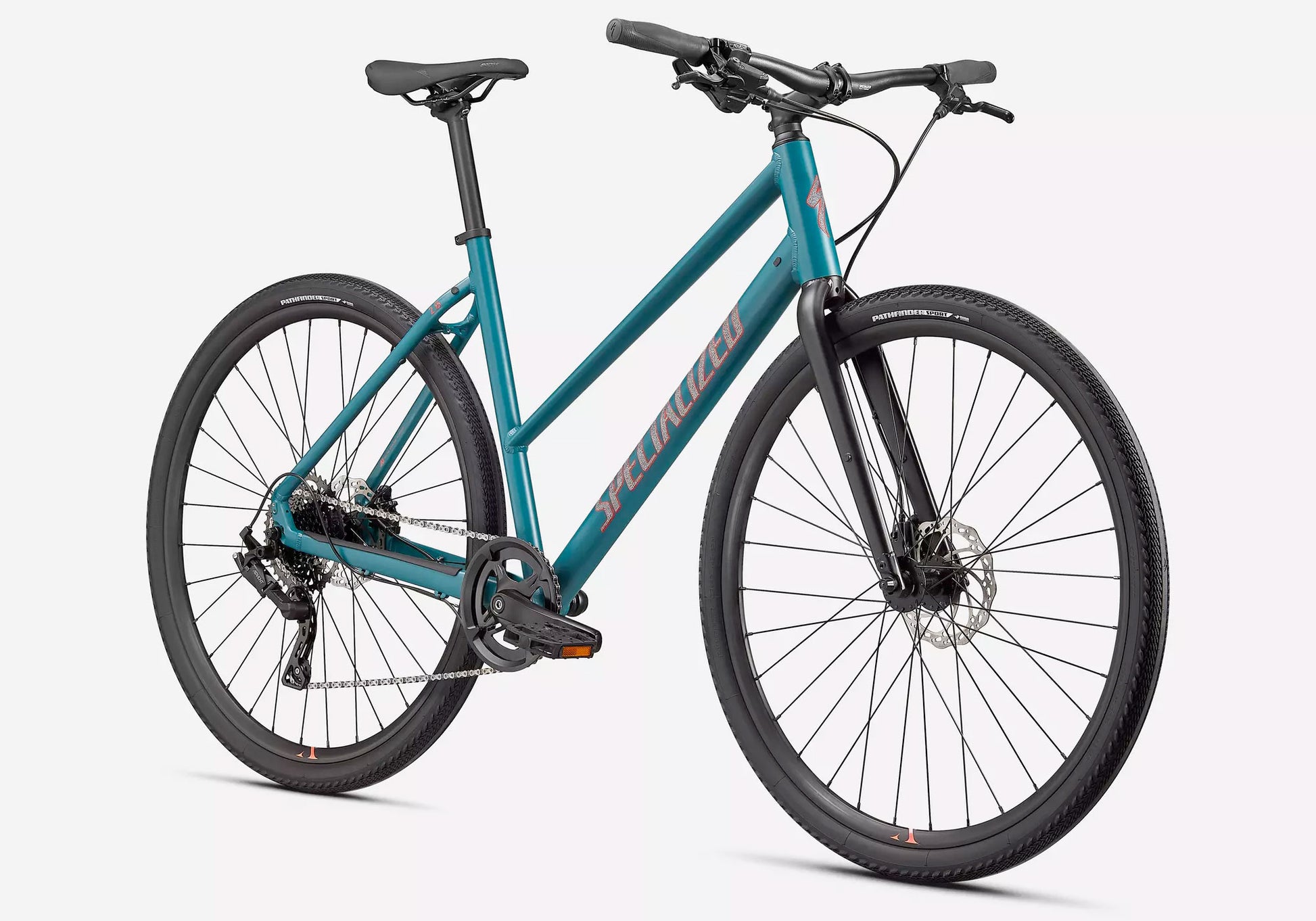 2022 Specialized Sirrus X 2.0 Step-Through, Unisex Fitness/Urban Bike - Dusty Turquoise, Woolys Wheels Sydney