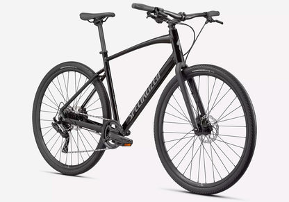 2022 Specialized Sirrus X 2.0, Unisex Fitness/Urban Bike - Gloss Black, Woolys Wheels Sydney