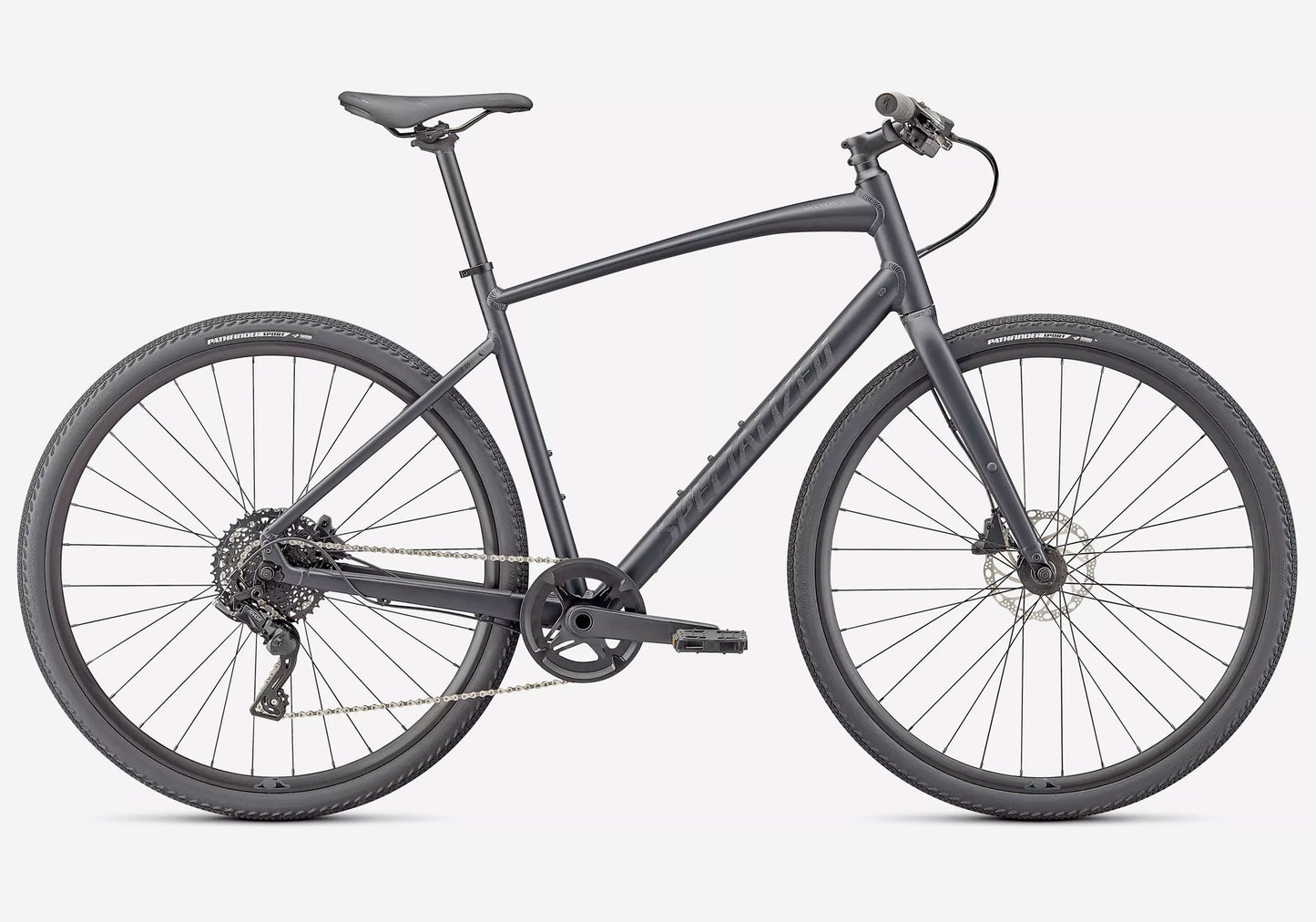 2022 Specialized Sirrus X 3.0 Unisex Fitness/Urban Bike - Satin Cast Black, Woolys Wheels Sydney
