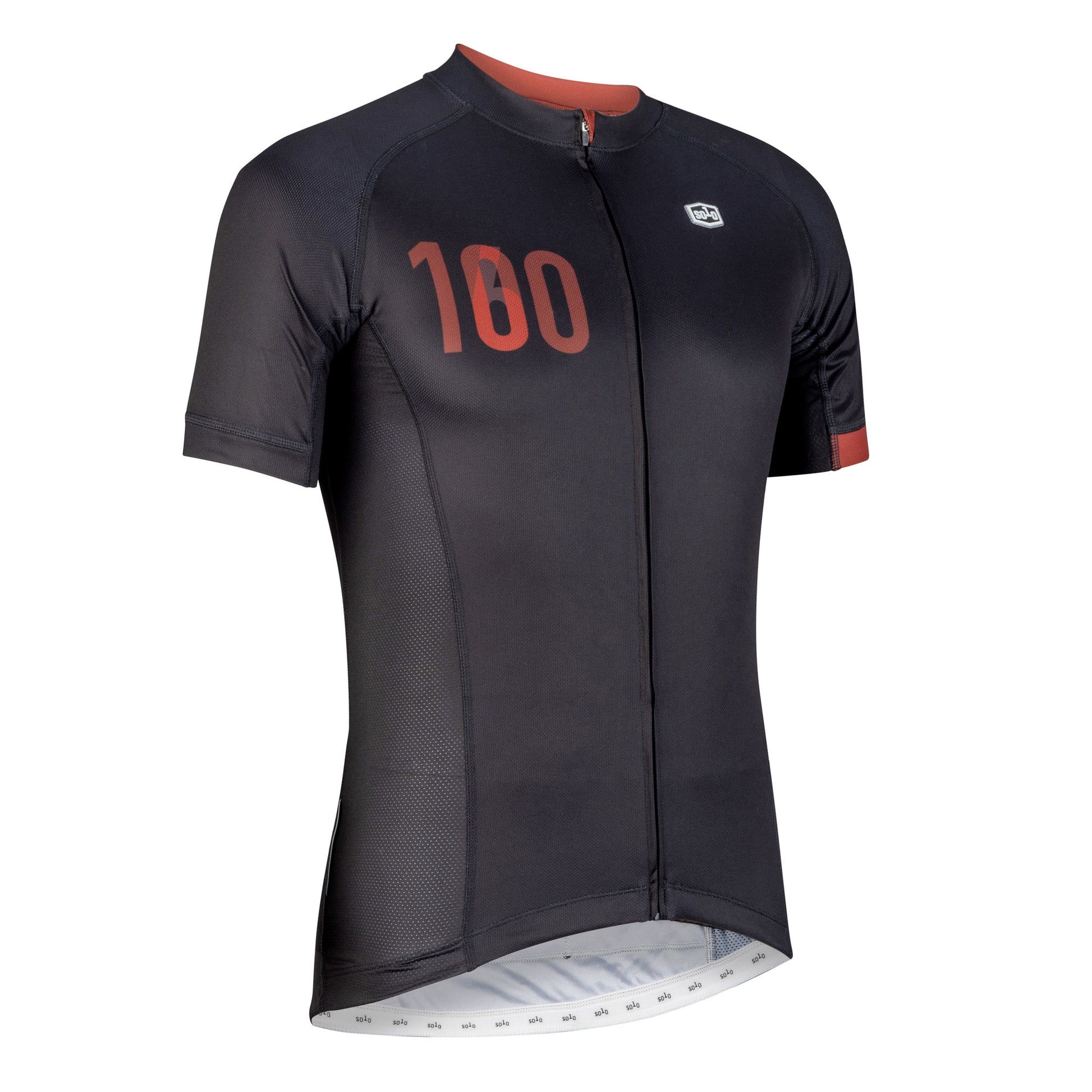 Solo Mens Century Jersey, Black/Red, buy online at Woolys Wheels Sydney with free delivery!