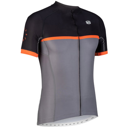 Solo Mens Cadence Jersey, Black/Orange, buy online at Woolys Wheels with free delivery