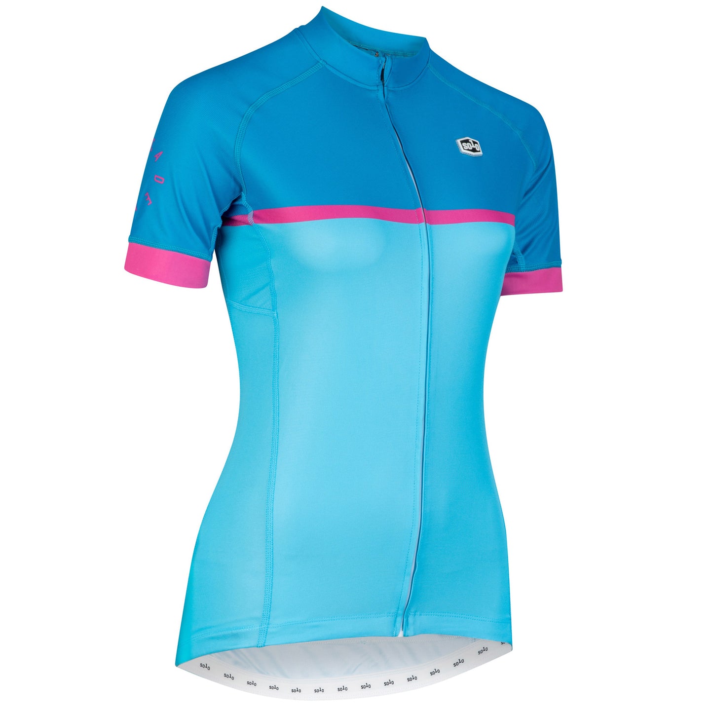 Solo Women's Cadence Jersey, Blue/Pink, buy at Woolys Wheels with free delivery