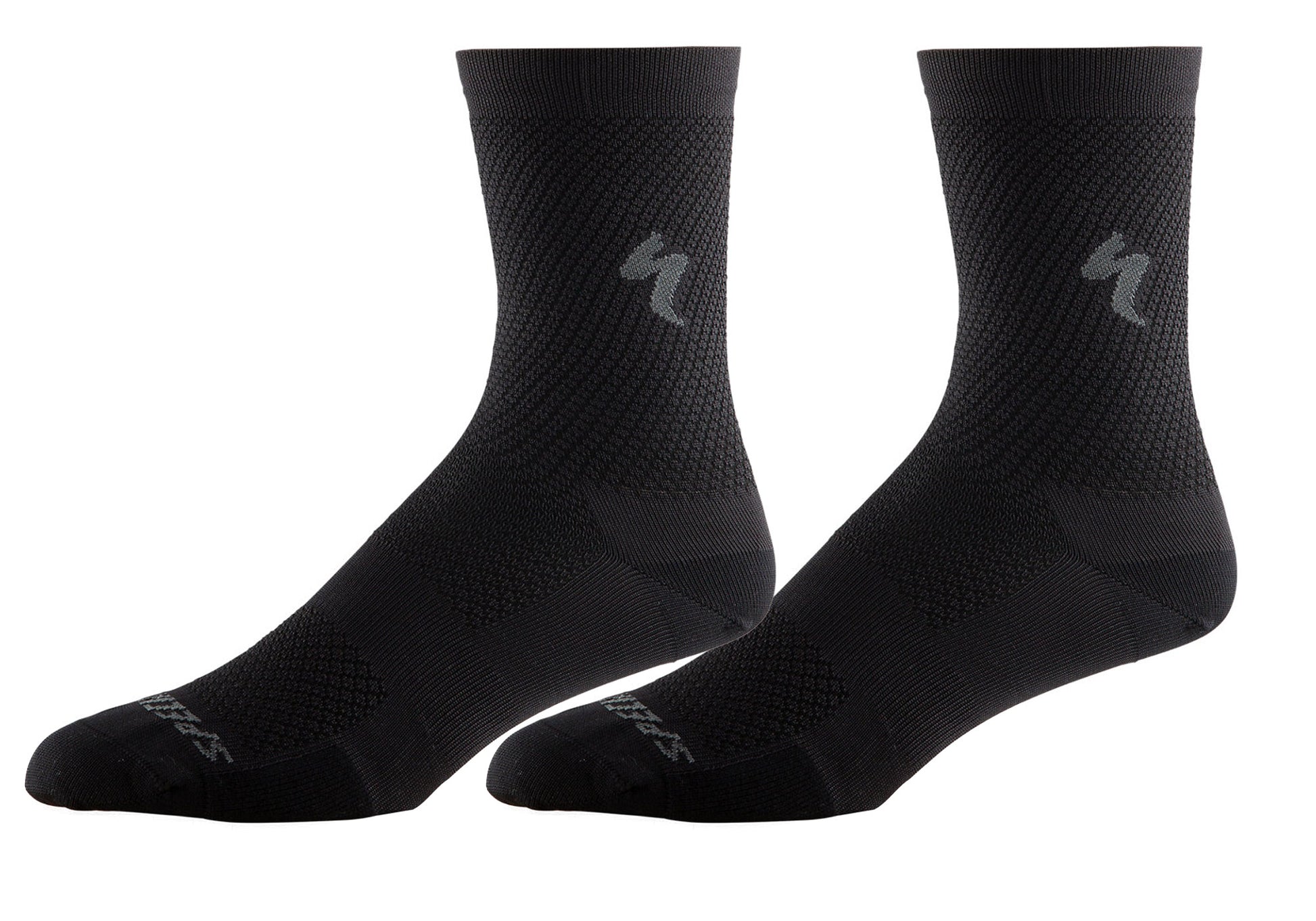 Specialized Mens Hydrogen Vent Tall Road Socks Black Woolys Wheels Sydney
