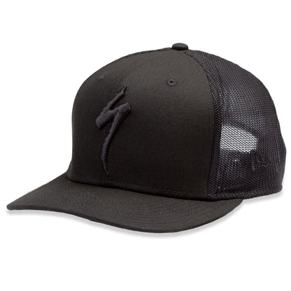 Specialized Unisex New Era S-Logo Trucker Hat, Black buy at Woolys Wheels bike shop, Sydney