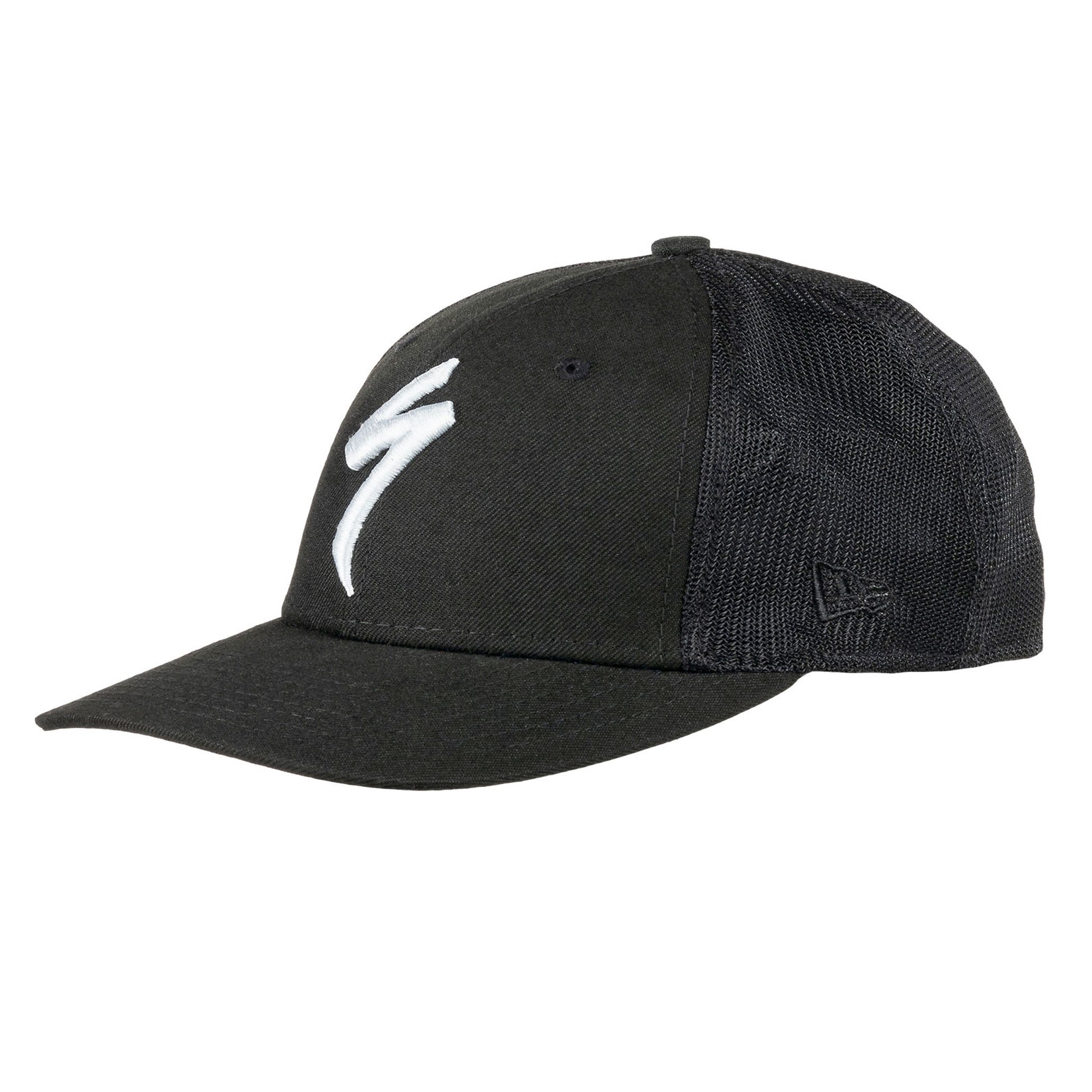 Specialized Unisex New Era S-Logo Trucker Hat, Black/Dove Grey by at Woolys Wheels bicycle store Sydney