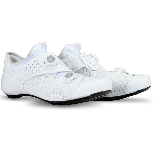 Specialized S-Works Ares Unisex Road Cycling Shoes, White, buy online at Woolys Wheels with free delivery
