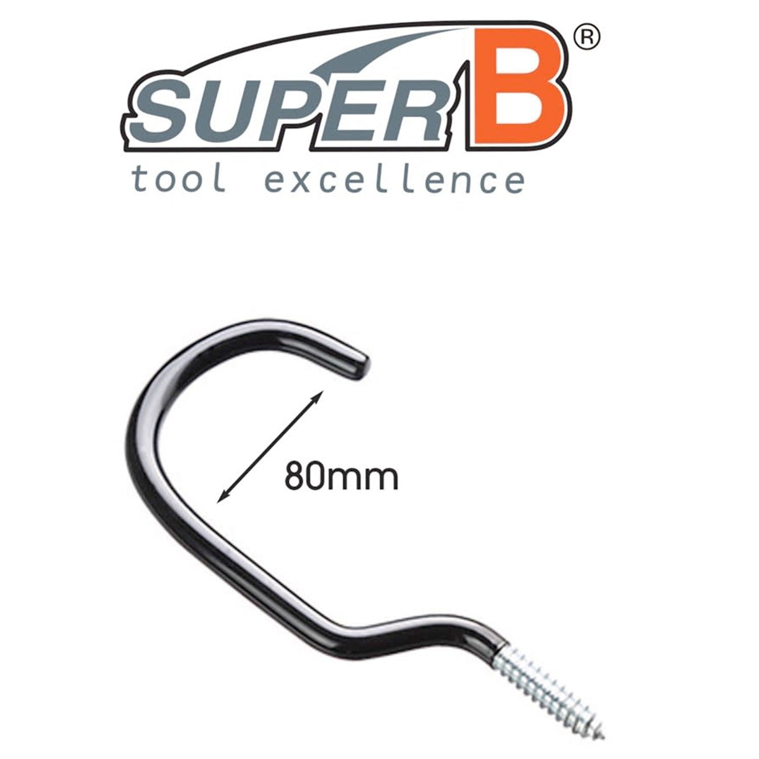 Super B Bicycle Storage Hook 80mm