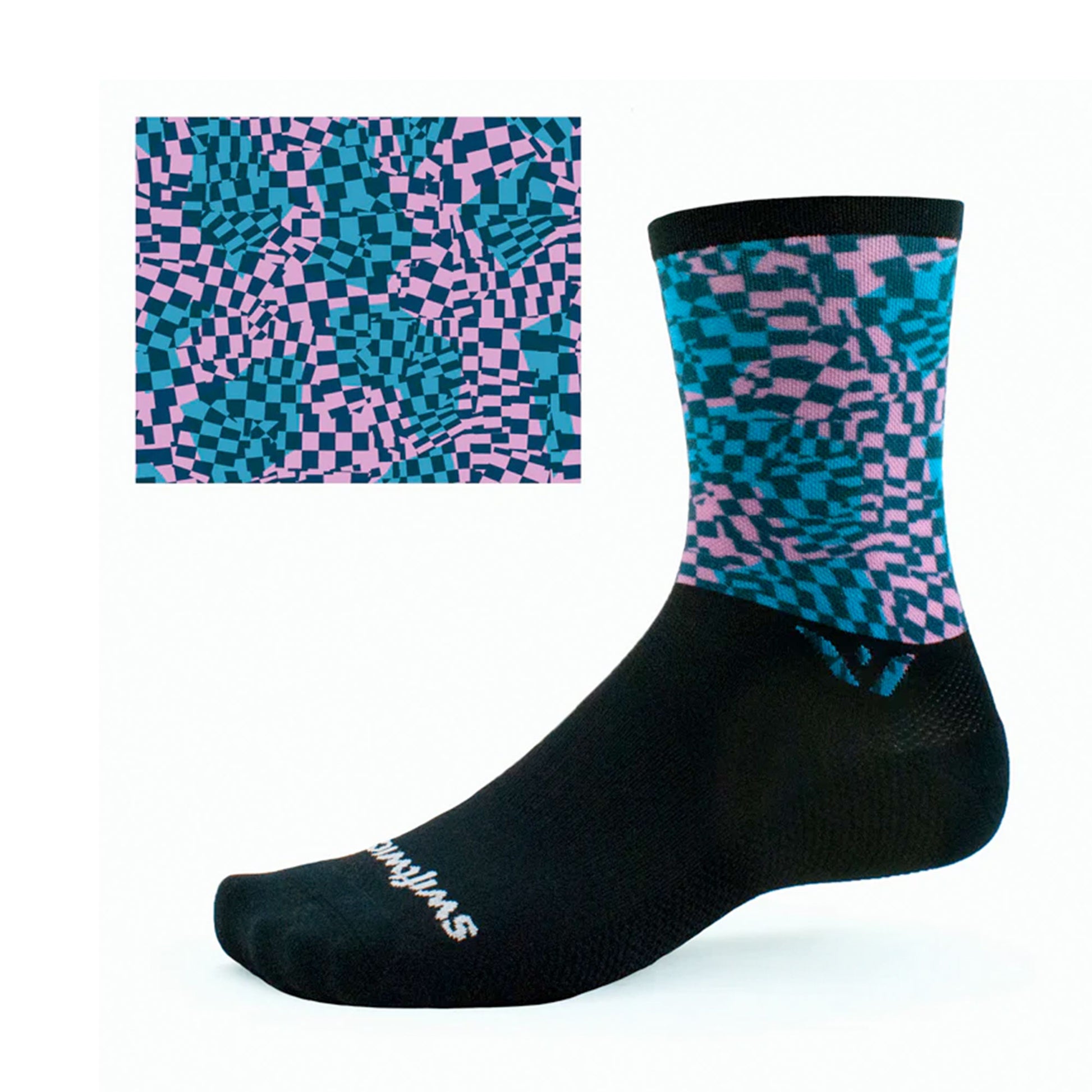 Swiftwick Vision Six Impression Checkered Socks