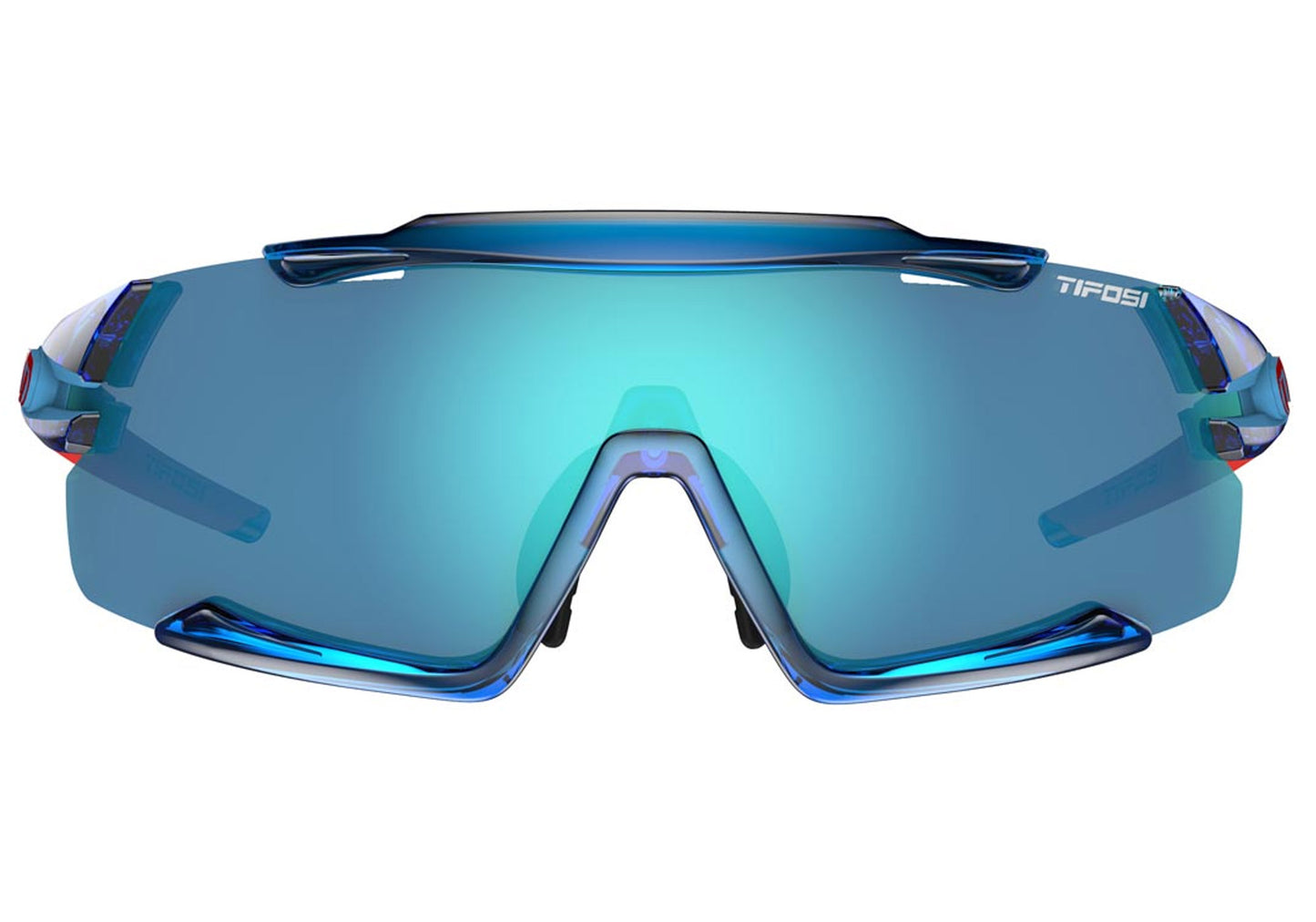 Tifosi Aethon Crystal Blue Sunglasses with 3 Interchangeable Lenses