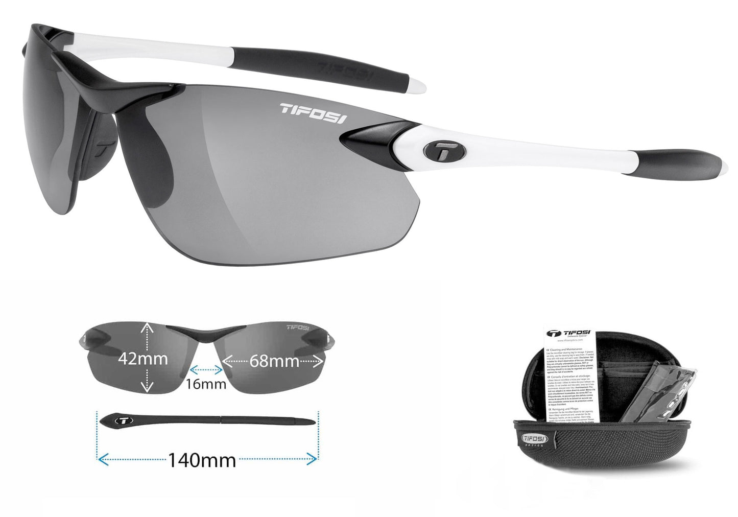 Tifosi Seek Fototec Sunglasses, White/Black Woolys Wheels Eastern Suburbs Sydney