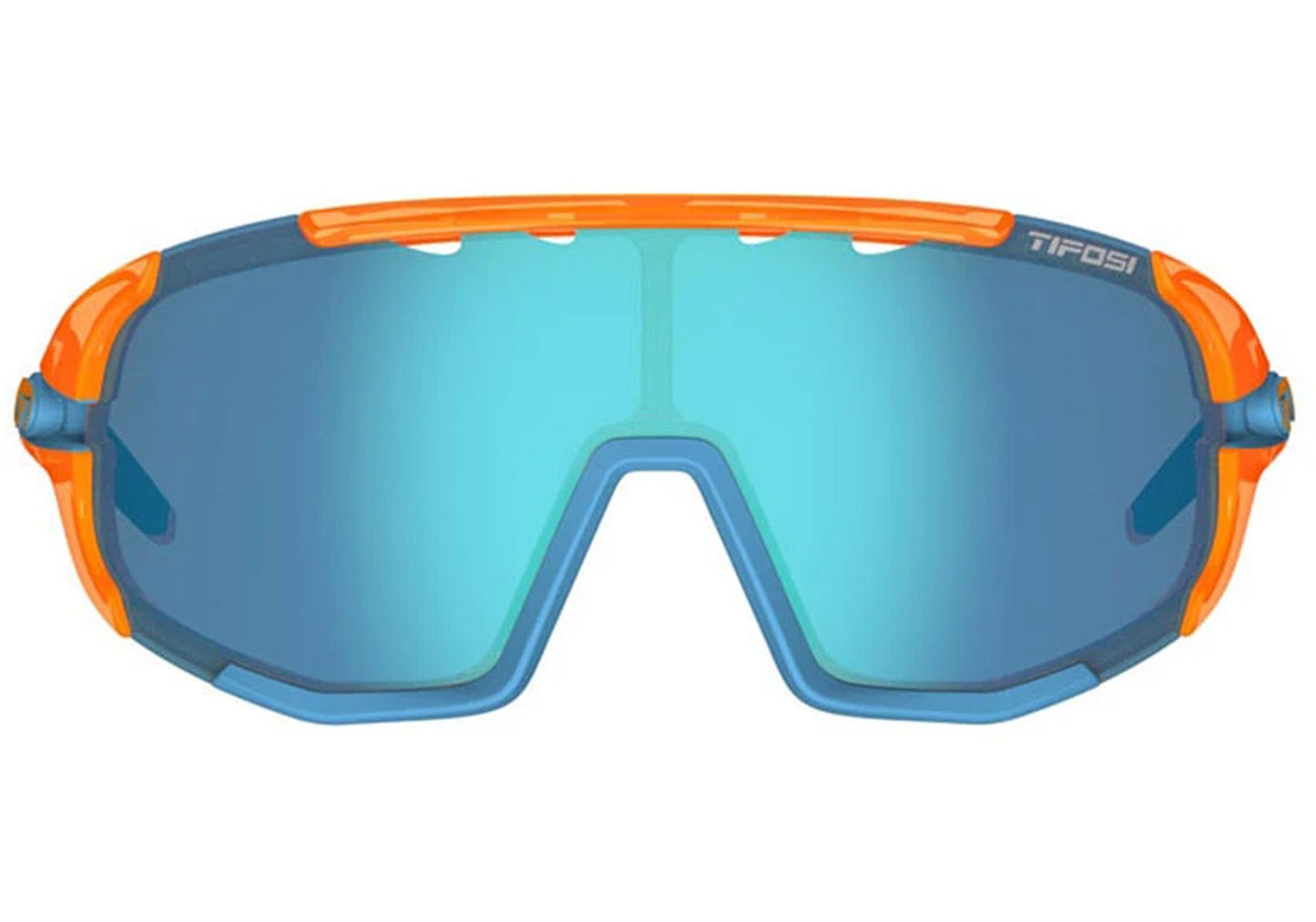Tifosi Sledge Crystal Orange Sunglasses With 3 Interchangeable Lenses