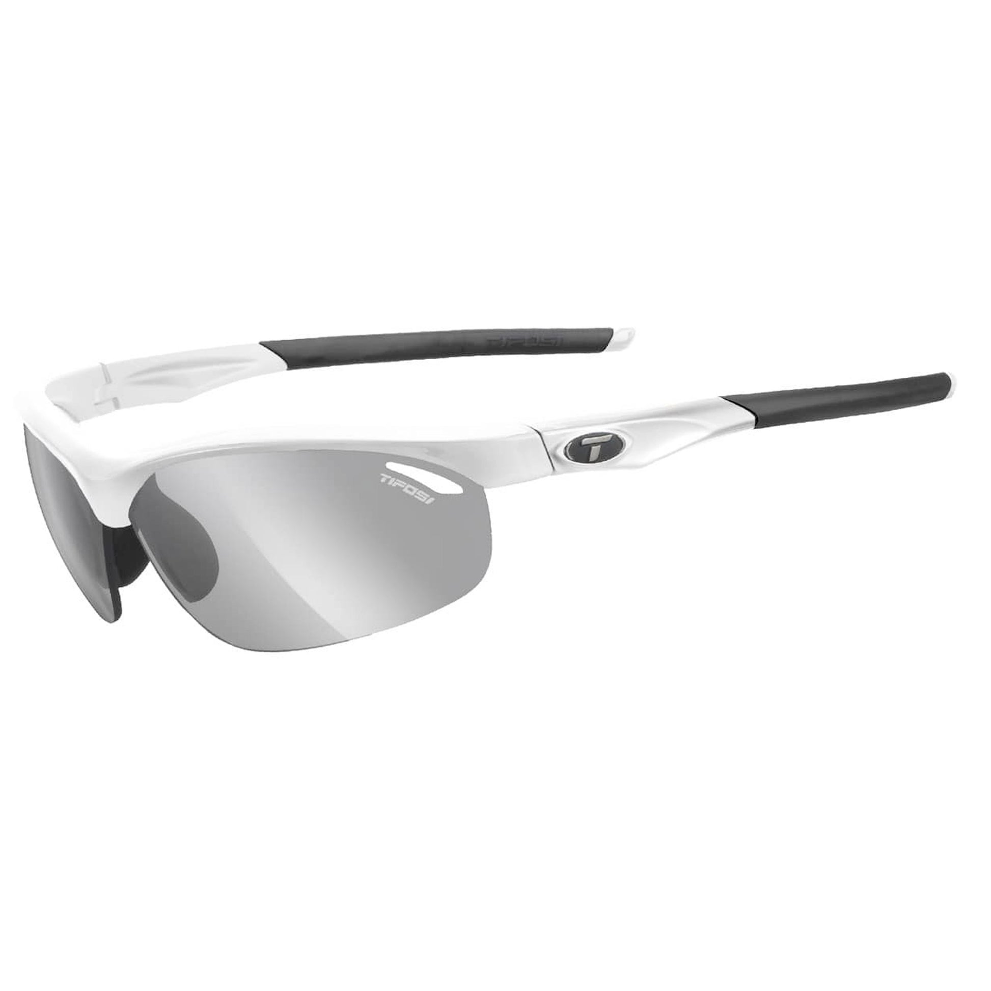 Tifosi Veloce Sunglasses, Matt White With Smoke Fototec Lens buy online at Woolys Wheels Sydney
