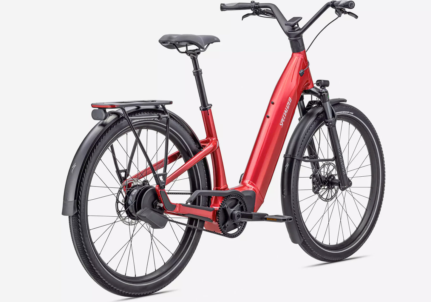 Specialized Turbo Como 5.0 Internally Geared Unisex Electric Urban Bike - Red Tint
